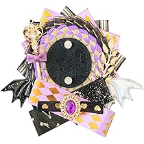 Amazon | リボン型ロゼット 缶バッチ57mm 58mm 痛バッグ 飾り 手作り